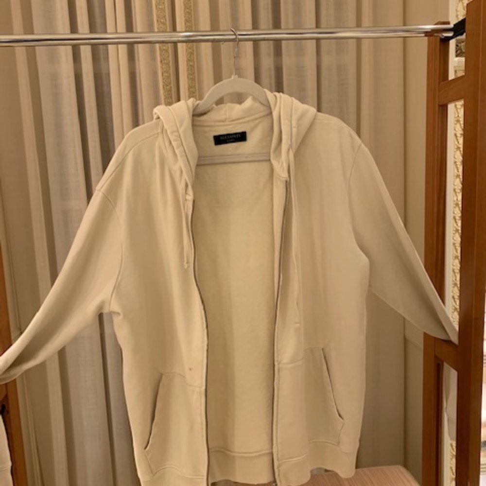 All Saints Exole Hoodie White Size XL